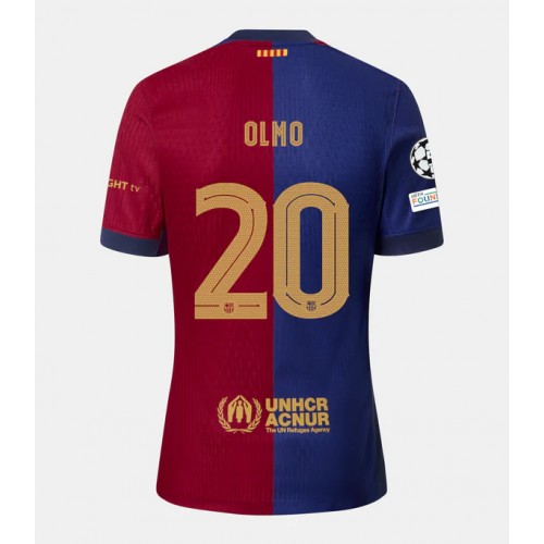 Fotballdrakt Herre Barcelona Dani Olmo #20 Hjemmedrakt 2024-25 Kortermet